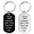 Wish Hot Sale Drive Safe Because Your I Loves You Stainless Steel Dog Tag Keychain