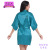 Foreign Trade Women's Clothing Thin Satin Silk Nightgown Women's Rhinestone Bridal Cardigan Gown