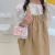Girl's Bowknot Bags Crossbody Handbag Children's Lace Bag Princess Elsa Shoulder Bag Party Pearl Bags