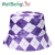 European and American Geometric Rhombus Plaid Fisherman Hat Summer Sun-Proof Men and Women Couple Outdoor Casual Sun-Proof Double-Sided Wear Bucket Hat