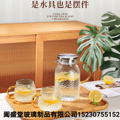 Yushengtang Glass Rice Grain Pot Large Large Capacity Borosilicate Glass Pot Heat-Resistant Glass Pot