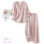 Foreign Trade Women's Clothing Sexy Thin Three-Quarter Sleeve Silk Women's Suit Embroidered Lace Two-Piece Set Homewear