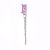 Long Chain Geometric Rectangular Zircon Earrings Korean Fashion Ear Studs Twist Ball Piercing Ear Bone Stud Ins