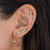 Exaggerated Temperamental Full Diamond Big Bowknot Earrings High Quality Wholesale Female 18K Senior Sense Online Influencer Earrings