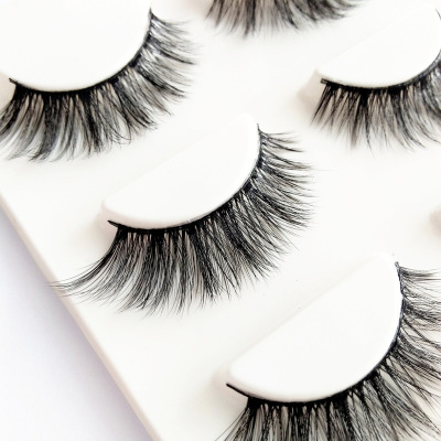 False Eyelashes 3D Stereo Natural Cross False Eyelashes Braided False Eyelashes Eyelash Wholesale