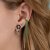 Pastoral Style Small Flower with Branches Ear Bone Stud Copper Plated Real Gold Non-Fading Earrings Ins Internet Celebrity Piercing Earrings Wholesale