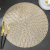 Cross-Border E-Commerce Hollow PVC Placemat Heat Proof Mat Dining Table Cushion Waterproof and Oil-Proof Hotel Restaurant round Western-Style Placemat