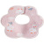 360 ° Waterproof Bib Baby Saliva Towel Baby Girl Waterproof Spit Bib Newborn Girl Pinny Flower Circumference