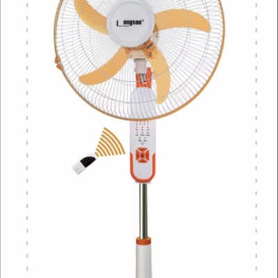 16-Inch Remote Control Charging with Light and USB Interface Point Battery 6 === 10 Hours Floor Fan