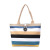 Factory Wholesale 2023 New Rainbow Bar Canvas Bag National Fashion Wooden Buckle Bag Contrast Color Shoulder Handbag