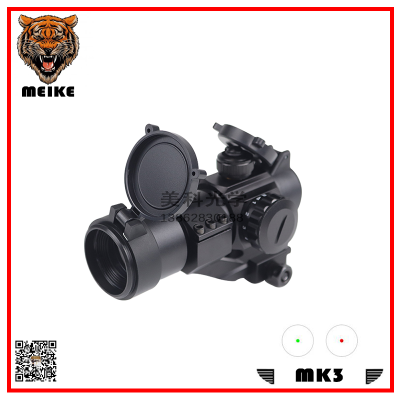 M3 Silver film red/green double dot slant wall mount full metal rifle scope outdoor bird finder scope