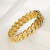 Hollow Bracelet  Fine Twist Connecting Shackle Simple Fashion Zinc Alloy Foreign Trade Source Hand Jewelry metal bangle