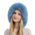 9891 Autumn and Winter Women's Sleeve Cap Three Fur Balls Outdoor Thickened Velvet Cold Protection Keep Warm Pure Color Knitted Hat