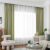 Customized Curtain Manufacturer European New Style Color Cotton Linen Pure Color Curtain Fabric Wholesale Living Room Bay Window Shading Cloth