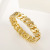 Hollow Bracelet  Fine Twist Connecting Shackle Simple Fashion Zinc Alloy Foreign Trade Source Hand Jewelry metal bangle