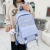 Autumn and Winter New Retro Plaid Student Schoolbag Simple Korean Style Backpack Casual Large Capacity Junior High School Backpack