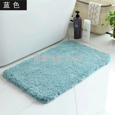 Exclusive for Cross-Border Bathroom Non-Slip Floor Mat High Velvet High Density Absorbent Floor Mat Home Entrance Living Room Long Rug