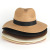 New Summer Men's and Women's Neutral Sun-Proof Straw Hat Fashion Sun-Proof UV-Proof Straw Hat Panama Hat Wholesale