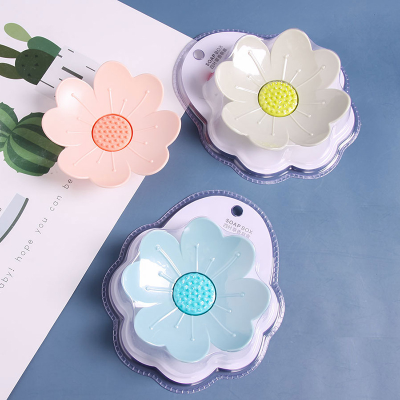 Creative New Flower Shape Drain Soap Box