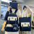 Korean Style Five-Piece Junior High School Student High School and College Student Schoolbag Harajuku Super Lightweight Schoolbag Female Computer Backpack Fashion