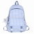 Autumn and Winter New Retro Plaid Student Schoolbag Simple Korean Style Backpack Casual Large Capacity Junior High School Backpack