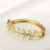 Leaf Bracelet Zinc Alloy imitation Exported to Europe America Niche Personality Simple High Sense Jewelry Ornament