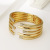 Irregular Bracelet Fashion High Sense Original Design Personality European and American Exaggerated Style Inlaid Brick Factory Direct Sales Hand Jewelry