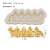 Fondant European-Style Surrounding Border Abrasive Tool Gum Paste Lace Tiered-Ruffle Lace Pattern Texture Pressing Die Silicone Mold Baking Mold