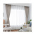 Customized Curtain Manufacturer European New Style Color Cotton Linen Pure Color Curtain Fabric Wholesale Living Room Bay Window Shading Cloth