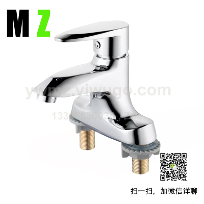 Ceramic Basin Two-Hole Two-Joint Faucet Foreign Trade Hot and Cold Mixed Two-Hole Wash Basin Faucet