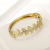 Leaf Bracelet Zinc Alloy imitation Exported to Europe America Niche Personality Simple High Sense Jewelry Ornament