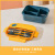 INS Student Compartment Plastic Lunch Box Tape Tableware Microwaveable Lunch Box Office Worker Single-Layer Portable Bento Box