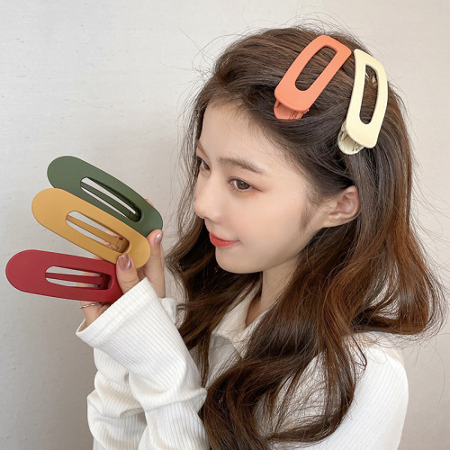 internet celebrity barrettes large word clip side clip back head hair big clip top clip bangs clip hairpin headdress female