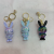 Creative and Refined Rabbit Year Keychain Cartoon Key Accessories Stereo Rabbit Acrylic Pendant