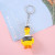 Cute Cartoon Striped Duck Free Duck Keychain Accessories Jiacacridine Fashion Bag Bag Charm Gift Wholesale