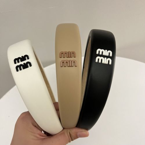 zhao lusi same miumiu headband female high sense 2022 internet celebrity new korean style hair tie headband