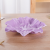 Living Room Purple Printed Melamine Fruit Plate European Household Imitation Porcelain Fruit Melon Seeds Plate
