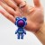 INS Hot Sale Play Lightning Bear Keychain PVC Epoxy Stereo Starry Sky Violent Bear Handbag Pendant Gift