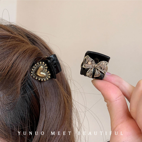 delicate bow bangs catch clip net red trumpet side barrettes elegant hairpin clip headdress new 2022