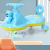 New Baby Swing Car Mute Flashing Wheel Children's Educational Novelty Toy Stall Gift One Piece Dropshipping