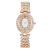 Foreign Trade New Ladies Bracelet Watch Retro Roman Diamond Quartz Watch Fashion Trend Watch Factory Wholesale
