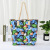 Factory Printing Pattern Decoration Beach Vacation Beach Bag Outdoor Travel Canvas Handbag Wholesale