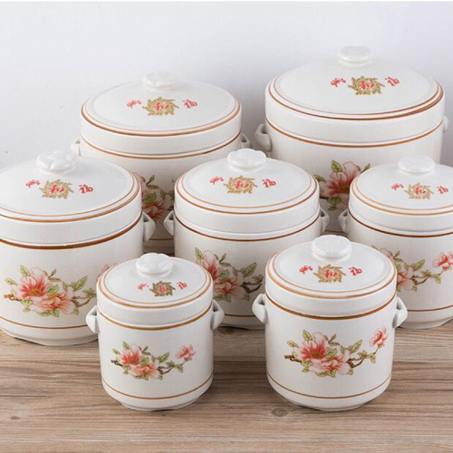 double-lid ceramic stewing out of water bird‘s nest stewpot special with lid large small size household