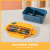 INS Student Compartment Plastic Lunch Box Tape Tableware Microwaveable Lunch Box Office Worker Single-Layer Portable Bento Box