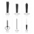 Sets of Manicure Tools 16 Sets Pedicure Knife Eye-Brow Knife Nail Scissors Nail Clippers Manicure & Pedicure Sets