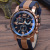 Cross-Border Fashion Colorful Blue Light Men's Watch Men's Korean-Style Sports Three-Eye Belt Quartz Watch Wholesale