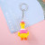 Cute Cartoon Striped Duck Free Duck Keychain Accessories Jiacacridine Fashion Bag Bag Charm Gift Wholesale