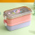 Internet Celebrity 304 Stainless Steel Children's Lunch Box Double Layer Fat Loss Meal Quantitative Lunch Box Kindergarten Student Lunch Box