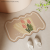 Diatom Mud Bathroom Absorbent Non-Slip Floor Mat Flower Pastoral Style Tulip Bathroom Carpet Quick-Drying Foot Rug