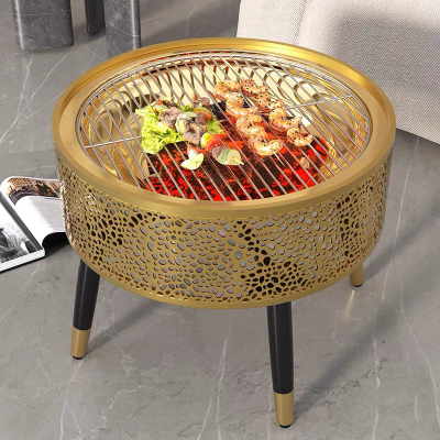 Barbecue Table Roasting Stove Indoor Charcoal Brazier Charcoal Stove Household Stove Heating Outdoor Barbecue Grill Smoke-Free Carbon Stove